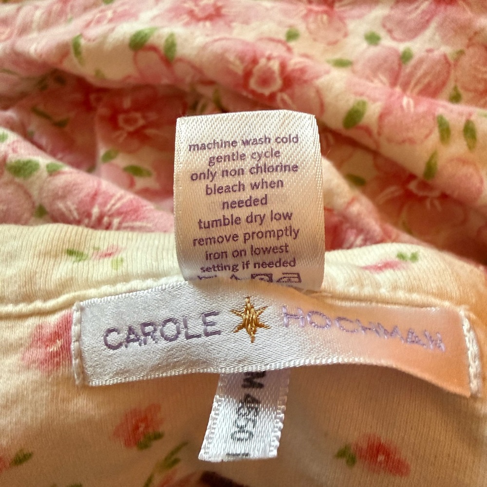 Carole Hochman Pink Floral Women's Robe - Picture 7 of 7